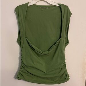 Abercrombie & Fitch Olive Green Tank Top